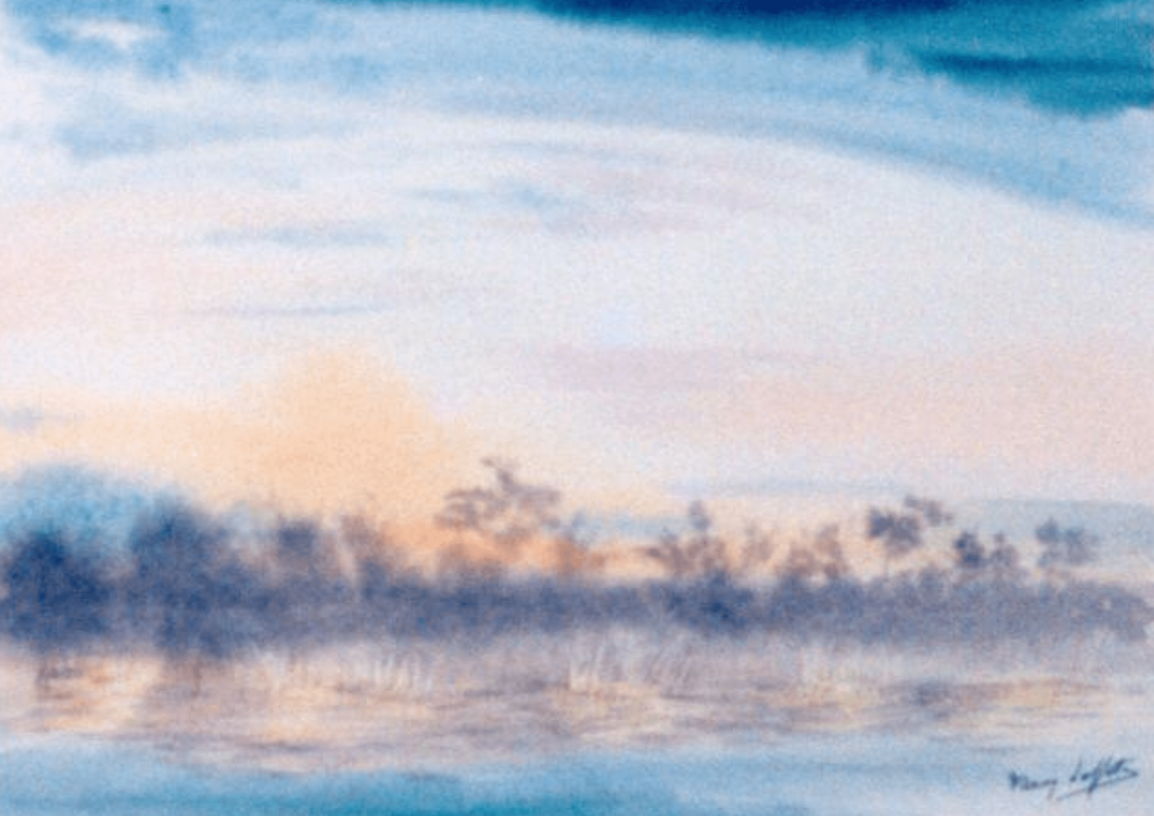 Douceur | Peinture Aquarelle 40x30 cm