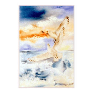 Amour et liberté | Peinture Aquarelle 35x25 cm